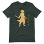 Jolly & Goode Shirts & Tops Heather Forest / S Jolly & Goode Gold Pirate Silhouette T-shirt Cheeky British Style