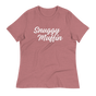 Jolly & Goode Shirts & Tops Heather Mauve / S Snuggy Muffin Women's Relaxed T-Shirt Cheeky British Style