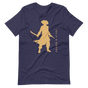 Jolly & Goode Shirts & Tops Heather Midnight Navy / S Jolly & Goode Gold Pirate Silhouette T-shirt Cheeky British Style