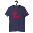 Jolly & Goode Shirts & Tops Heather Midnight Navy / S Union Jack GB Lion T-shirt Cheeky British Style