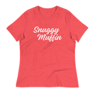 Jolly & Goode Shirts & Tops Heather Red / S Snuggy Muffin Women's Relaxed T-Shirt Cheeky British Style