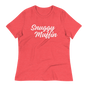 Jolly & Goode Shirts & Tops Heather Red / S Snuggy Muffin Women's Relaxed T-Shirt Cheeky British Style