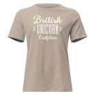 Jolly & Goode Shirts & Tops Heather Stone / S British Unicorn Outfitters Women's Relaxed T-Shirt Cheeky British Style