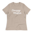 Jolly & Goode Shirts & Tops Heather Stone / S Snuggy Muffin Women's Relaxed T-Shirt Cheeky British Style