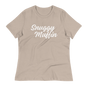 Jolly & Goode Shirts & Tops Heather Stone / S Snuggy Muffin Women's Relaxed T-Shirt Cheeky British Style