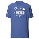 Jolly & Goode Shirts & Tops Heather True Royal / S British Unicorn Outfitters T-shirt | Unisex Cheeky British Style