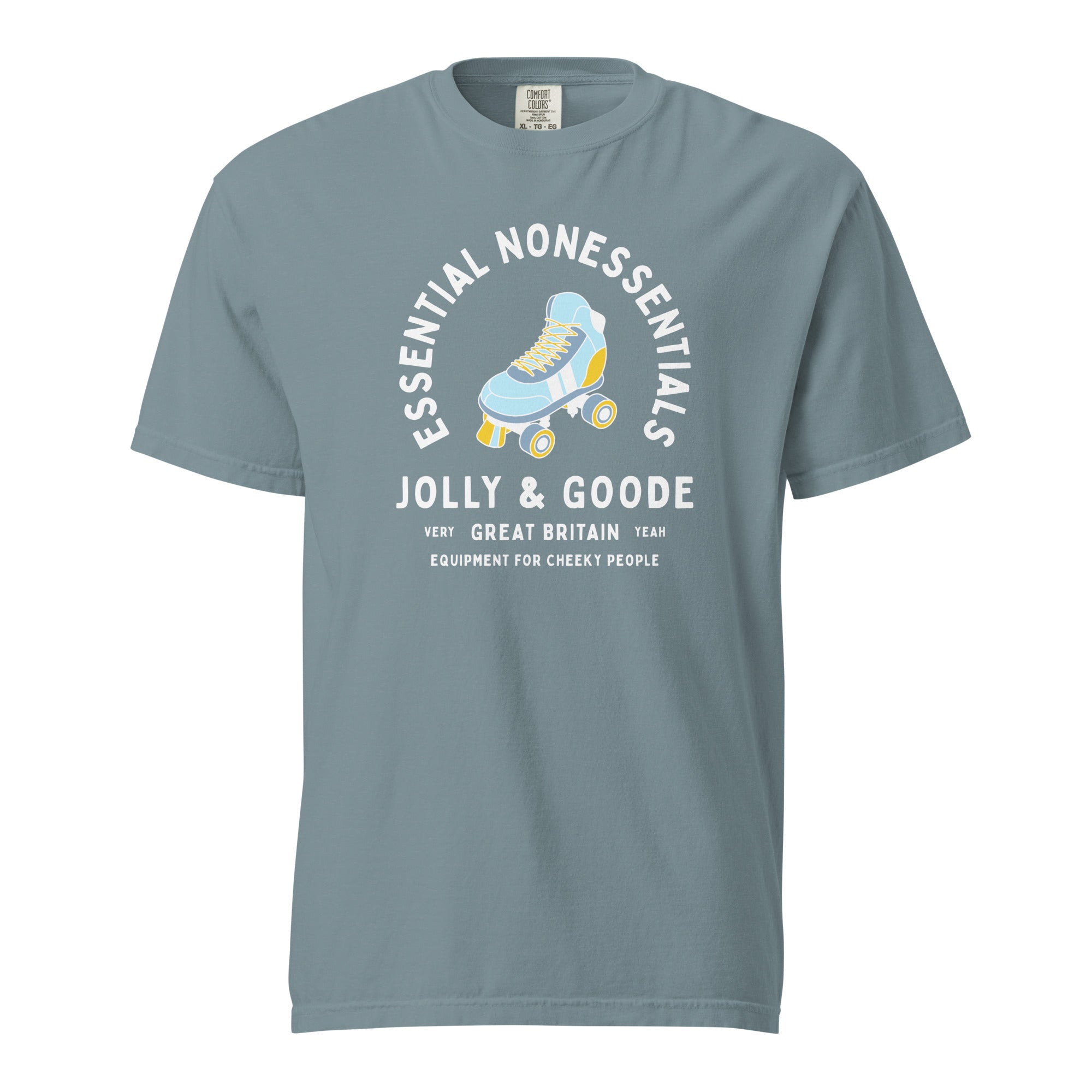 Jolly & Goode Shirts & Tops Ice Blue / S Essential Nonessentials Roller Skate Tee Cheeky British Style