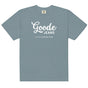 Jolly & Goode Shirts & Tops Ice Blue / S Goode Jeans | A Little Something Extra | Garment-dyed Heavyweight T-shirt | Relaxed Fit | Unisex Cheeky British Style