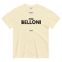 Jolly & Goode Shirts & Tops Ivory / S Foni Belloni Authentic Fashion T-Shirt | Garment-Dyed Cheeky British Style