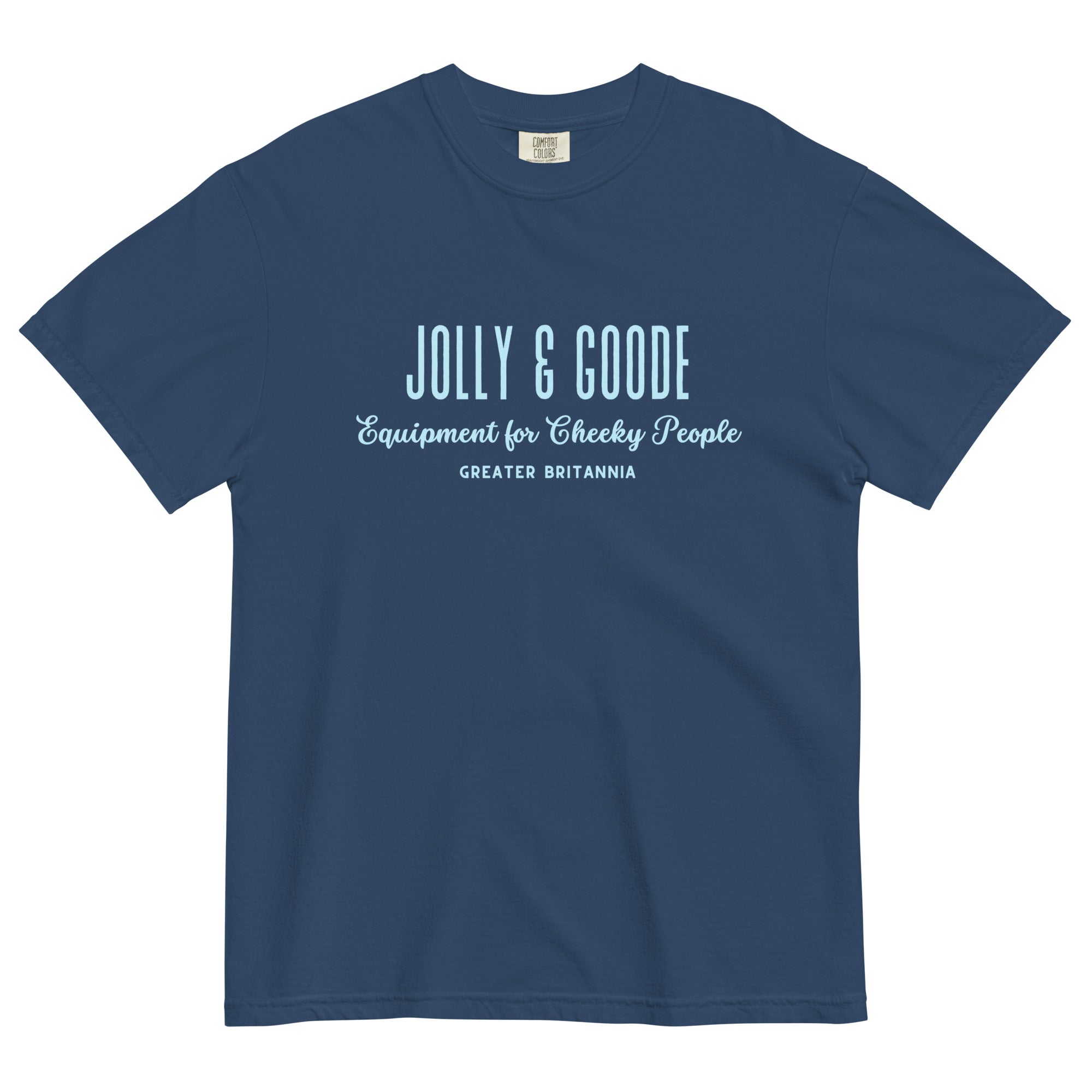 Jolly & Goode Shirts & Tops Jolly & Goode | Equipment for Cheeky People | Garment-dyed Heavyweight Tee Cheeky British Style