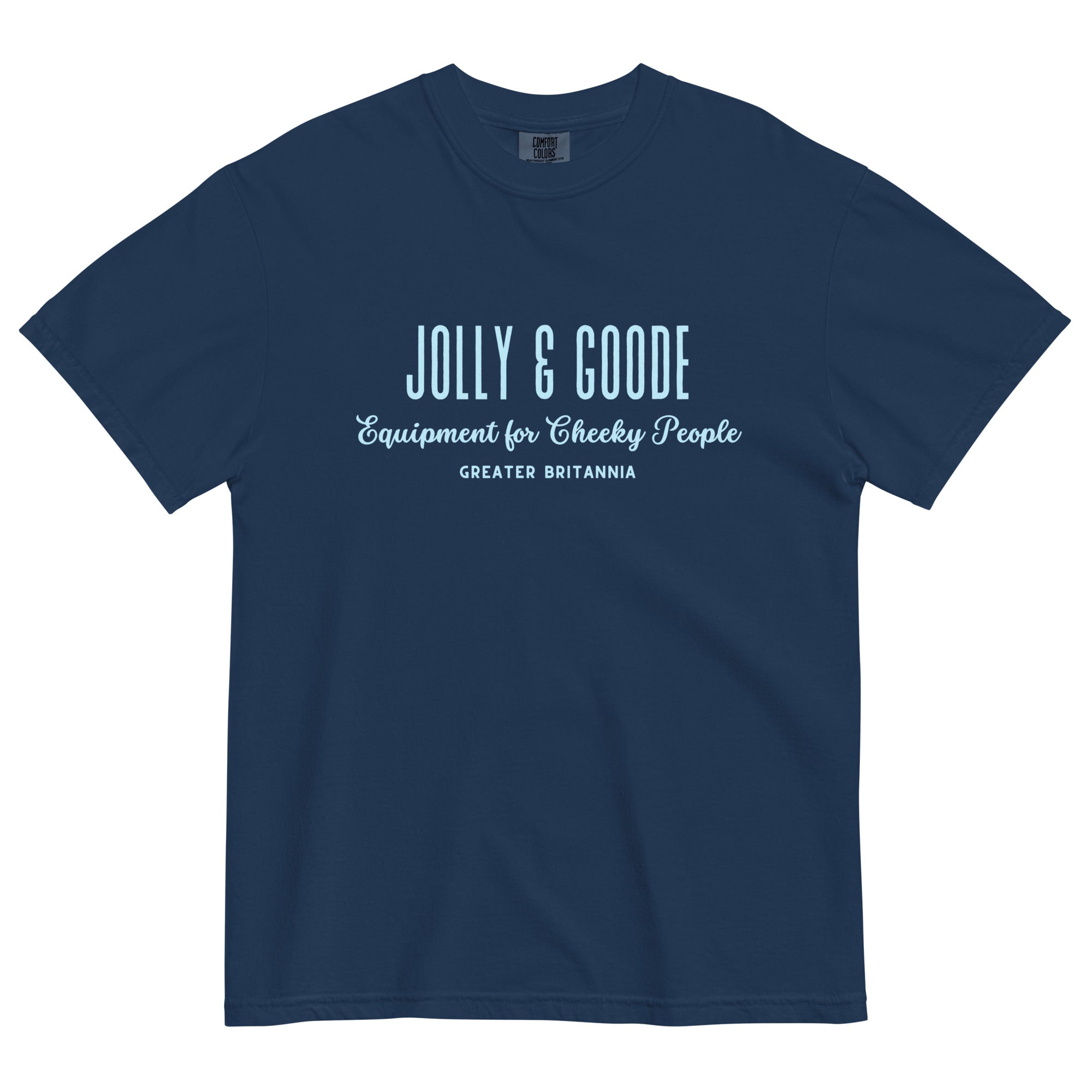 Jolly & Goode Shirts & Tops Jolly & Goode | Equipment for Cheeky People | Garment-dyed Heavyweight Tee Cheeky British Style