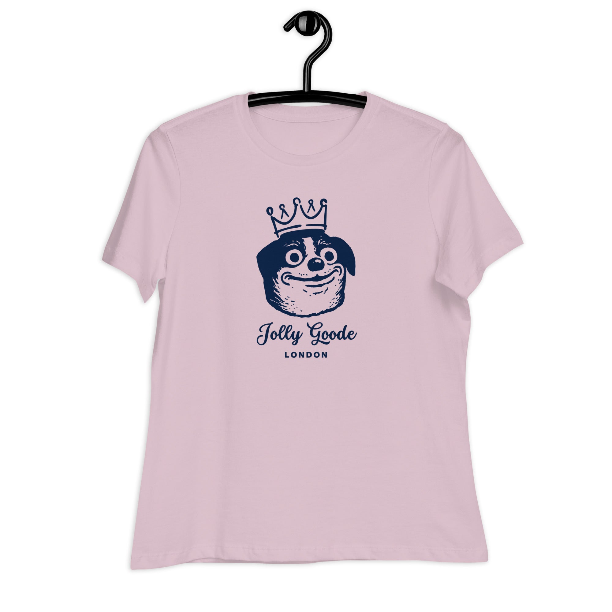 Jolly & Goode Shirts & Tops Jolly Goode London, Crowned Dog, Women's Tee Cheeky British Style