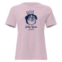 Jolly & Goode Shirts & Tops Light Violet / S Jolly Goode London, Crowned Dog, Women's Tee Cheeky British Style