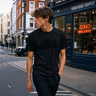 Jolly & Goode Shirts & Tops London Black on Black Design T-shirt Cheeky British Style