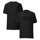 Jolly & Goode Shirts & Tops London Black on Black T-shirt | Unisex Fit Cheeky British Style