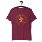 Jolly & Goode Shirts & Tops Maroon / S Ginger Island | British Virgin Islands | T-shirt Cheeky British Style