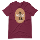 Jolly & Goode Shirts & Tops Maroon / S Phillip Hillock Bollock Phrenologist T-shirt Cheeky British Style