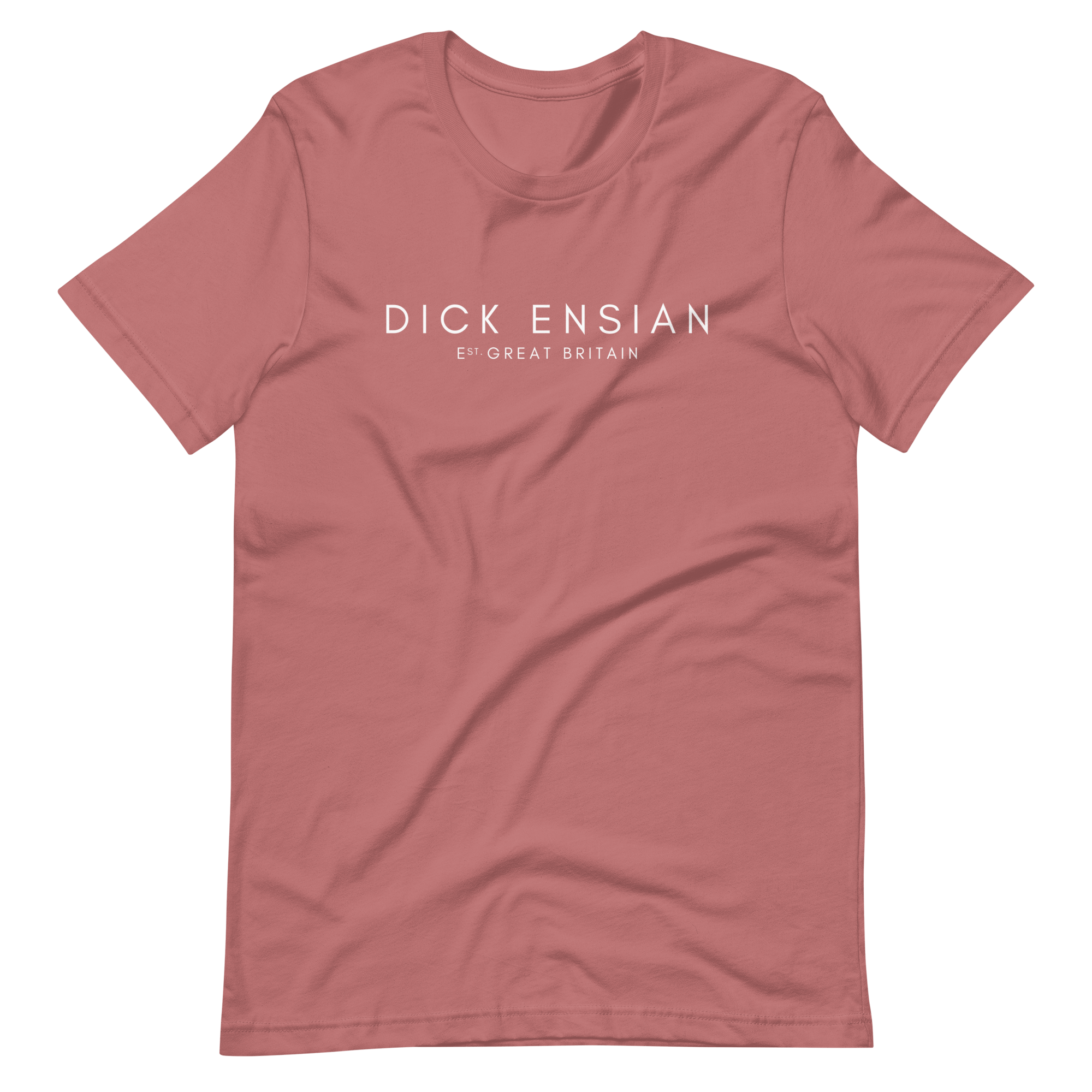 Jolly & Goode Shirts & Tops Mauve / S Dick Ensian Classic T-Shirt Cheeky British Style