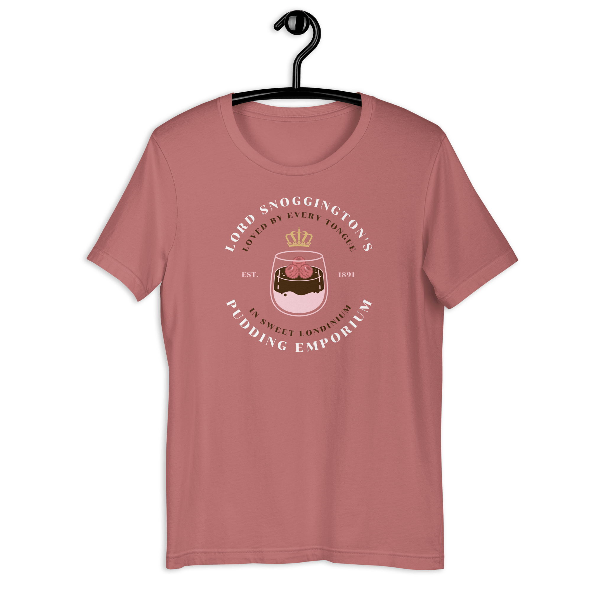 Jolly & Goode Shirts & Tops Mauve / S Lord Snoggington's T-Shirt Cheeky British Style