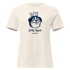 Jolly & Goode Shirts & Tops Natural / S Jolly Goode London, Crowned Dog, Women's Tee Cheeky British Style