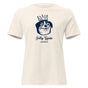 Jolly & Goode Shirts & Tops Natural / S Jolly Goode London, Crowned Dog, Women's Tee Cheeky British Style