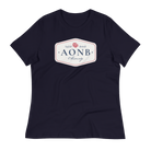 Jolly & Goode Shirts & Tops Navy / S AONB Women's Relaxed T-Shirt | Area of Outstanding Natural Beauty Cheeky British Style