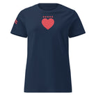 Jolly & Goode Shirts & Tops Navy / S Army of Love | Five Star Heart | Women’s Tee Cheeky British Style
