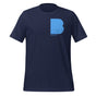 Jolly & Goode Shirts & Tops Navy / S Brighton B T-shirt | Sky Blue Cheeky British Style