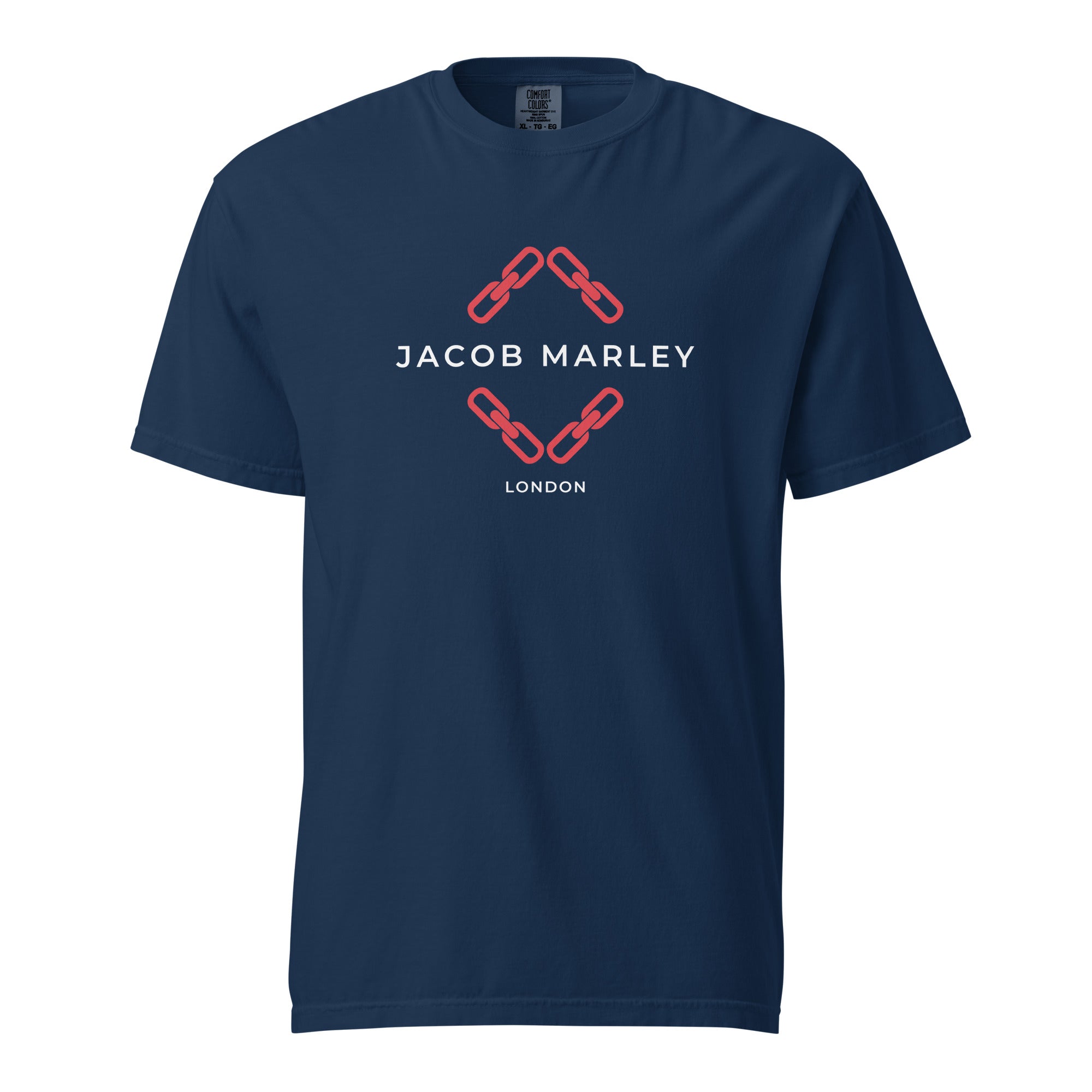 Jolly & Goode Shirts & Tops Navy / S Jacob Marley London Tee Cheeky British Style