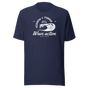 Jolly & Goode Shirts & Tops Navy / S Kernow & Fornia Great Britain Wave Action T-shirt Cheeky British Style