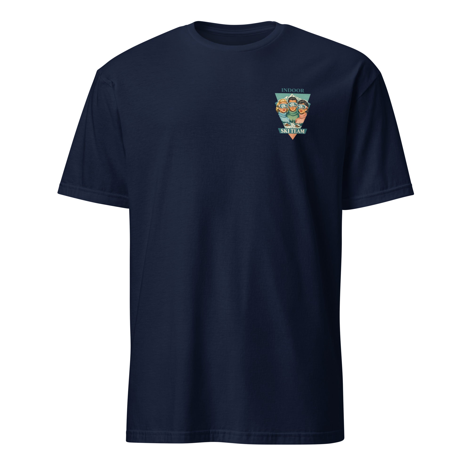 Jolly & Goode Shirts & Tops Navy / S Steady On Indoor Ski Team Tee Cheeky British Style