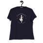 Jolly & Goode Shirts & Tops Navy / S Vauxhall Pleasure Gardens | Women's Relaxed T-Shirt Cheeky British Style