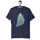 Jolly & Goode Shirts & Tops Navy / XS Crowned British Blue Shorthair Cat T-shirt Cheeky British Style