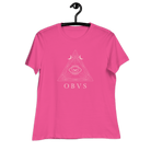 Jolly & Goode Shirts & Tops Obvs Women's Relaxed T-Shirt Obviously Cheeky British Style