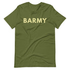 Jolly & Goode Shirts & Tops Olive / S Barmy T-shirt | Unisex Cheeky British Style