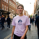 Jolly & Goode Shirts & Tops Orchid / S Jolly Goode London Crowned Dog Tee Cheeky British Style