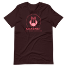 Jolly & Goode Shirts & Tops Oxblood Black / S Crabnet T-shirt | Lateral Motion Forward Thinking | Unisex Fit Cheeky British Style