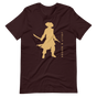 Jolly & Goode Shirts & Tops Oxblood Black / S Jolly & Goode Gold Pirate Silhouette T-shirt Cheeky British Style