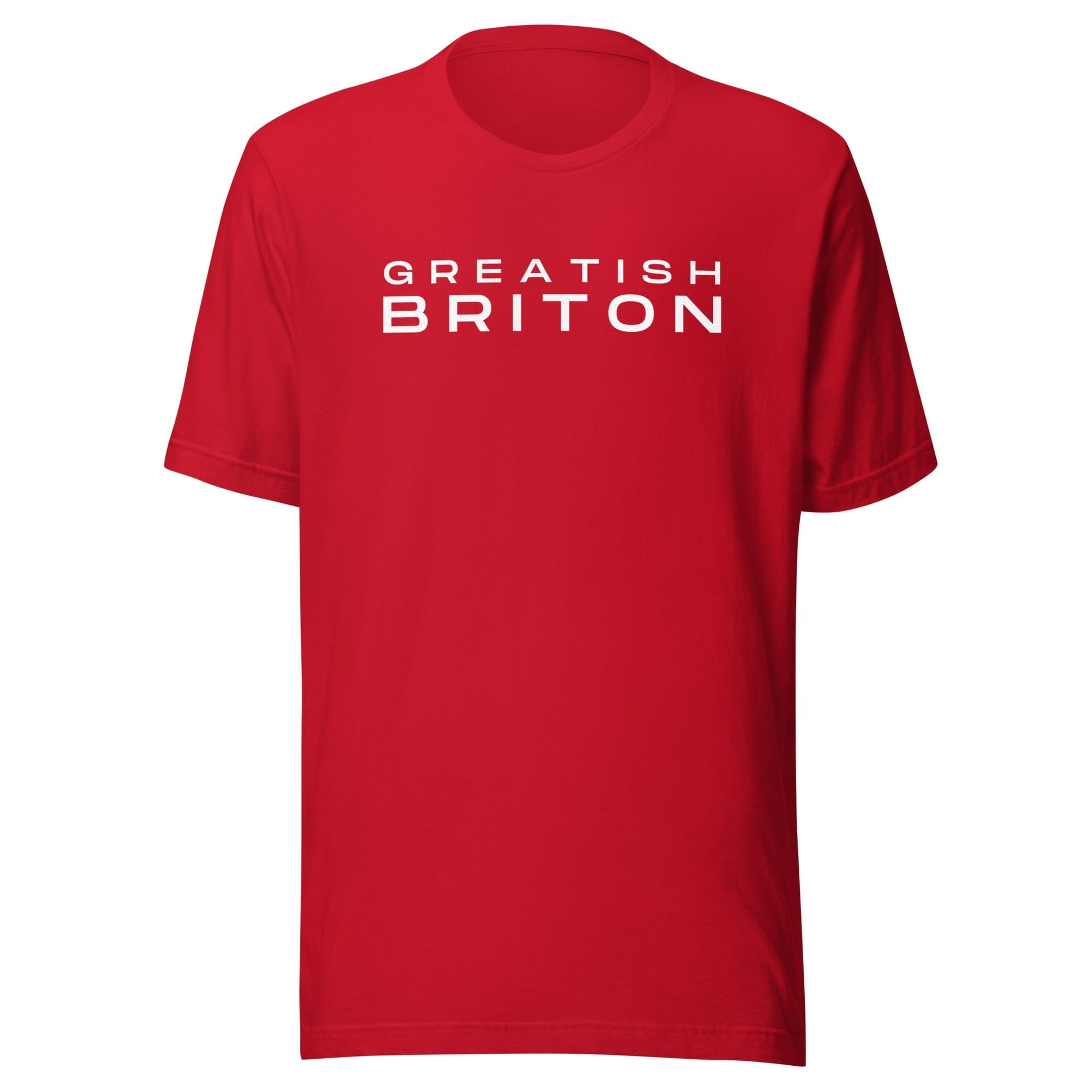 Jolly & Goode Shirts & Tops Red / S Greatish Briton T-shirt Cheeky British Style