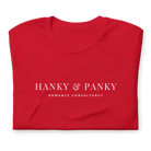 Jolly & Goode Shirts & Tops Red / S Hanky & Panky Romance Consultancy T-shirt Cheeky British Style