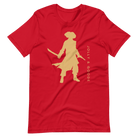 Jolly & Goode Shirts & Tops Red / S Jolly & Goode Gold Pirate Silhouette T-shirt Cheeky British Style