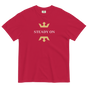 Jolly & Goode Shirts & Tops Red / S Steady On T-shirt | Garment-dyed Heavyweight Cotton Cheeky British Style