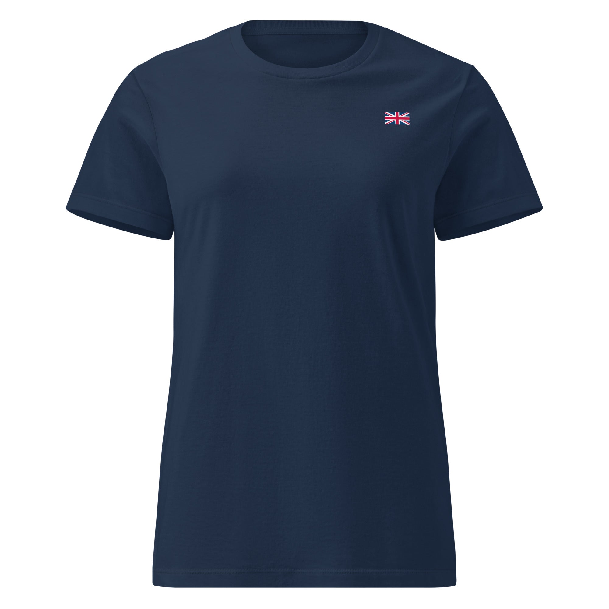 Jolly & Goode Shirts & Tops S Subtle Left Chest Union Jack Women’s T-shirt Cheeky British Style