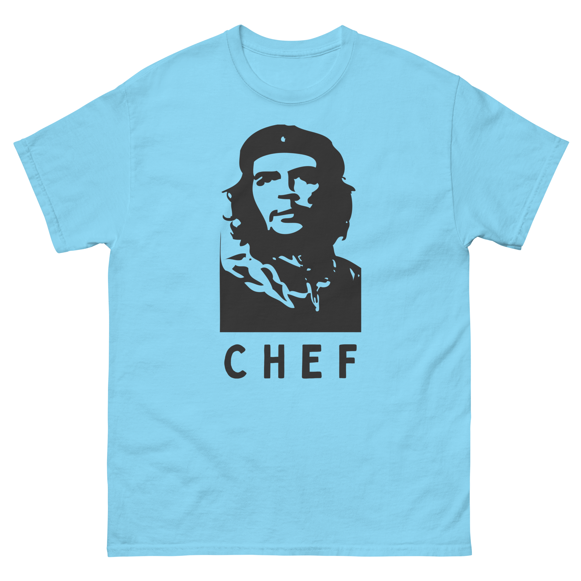 Jolly & Goode Shirts & Tops Sky / S Chef T-shirt | Men's Heavyweight Cotton Tee Cheeky British Style