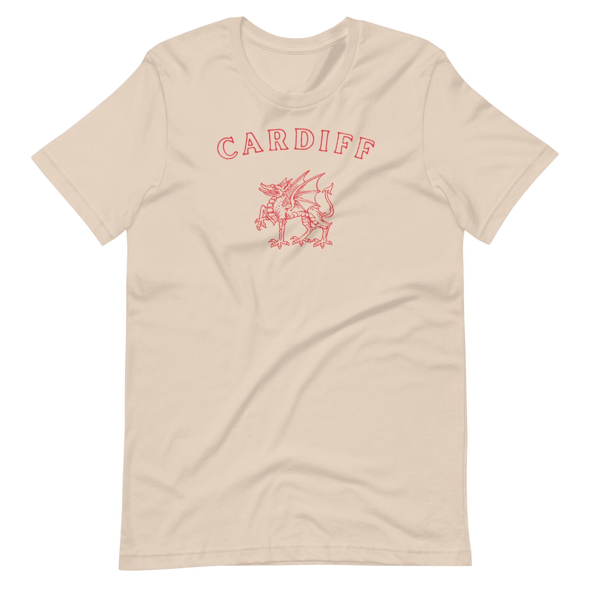 Jolly & Goode Shirts & Tops Soft Cream / XS Cardiff Dragon T-shirt Cheeky British Style