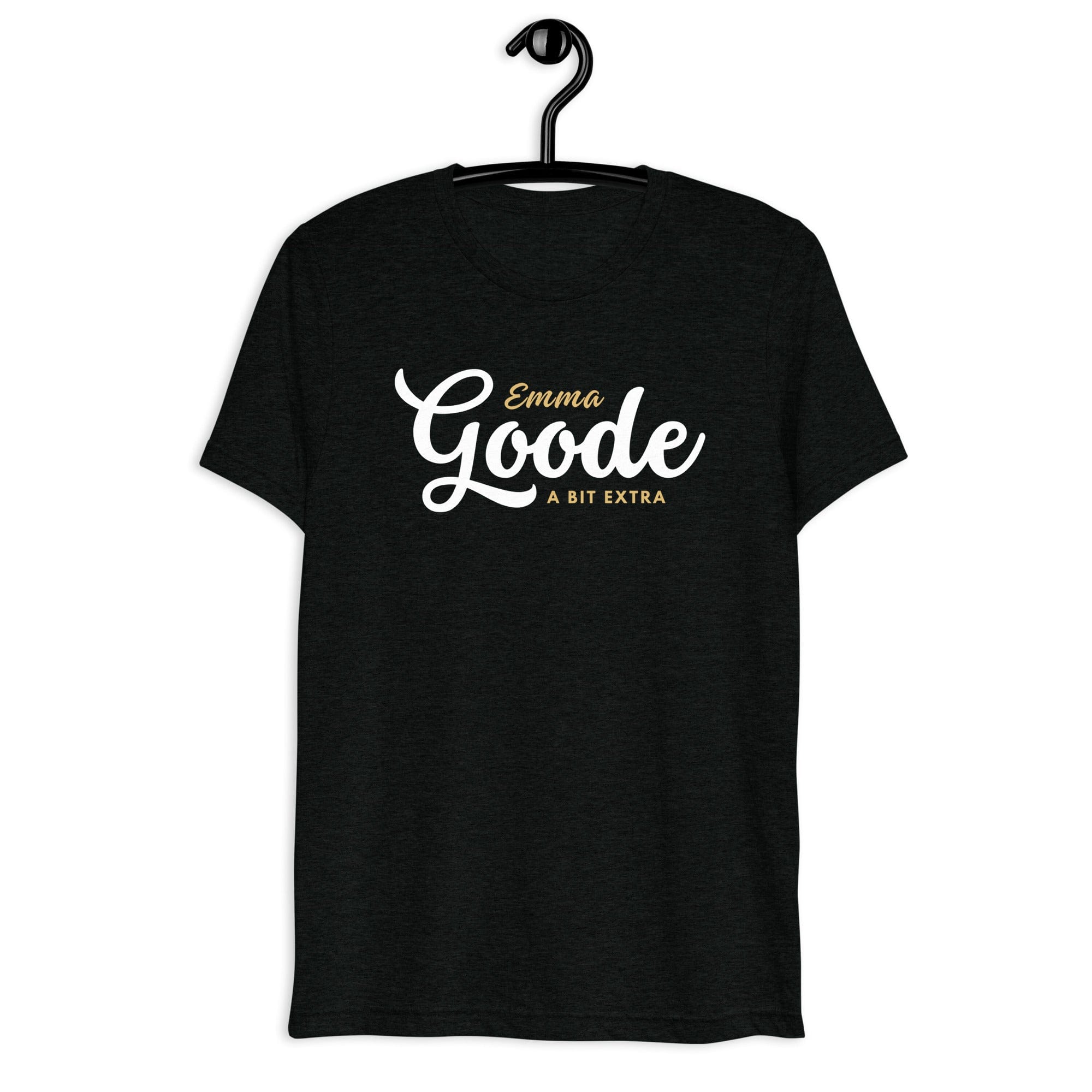 Jolly & Goode Shirts & Tops Solid Black Triblend / XS Emma Goode - A Bit Extra - T-shirt | Triblend Cheeky British Style