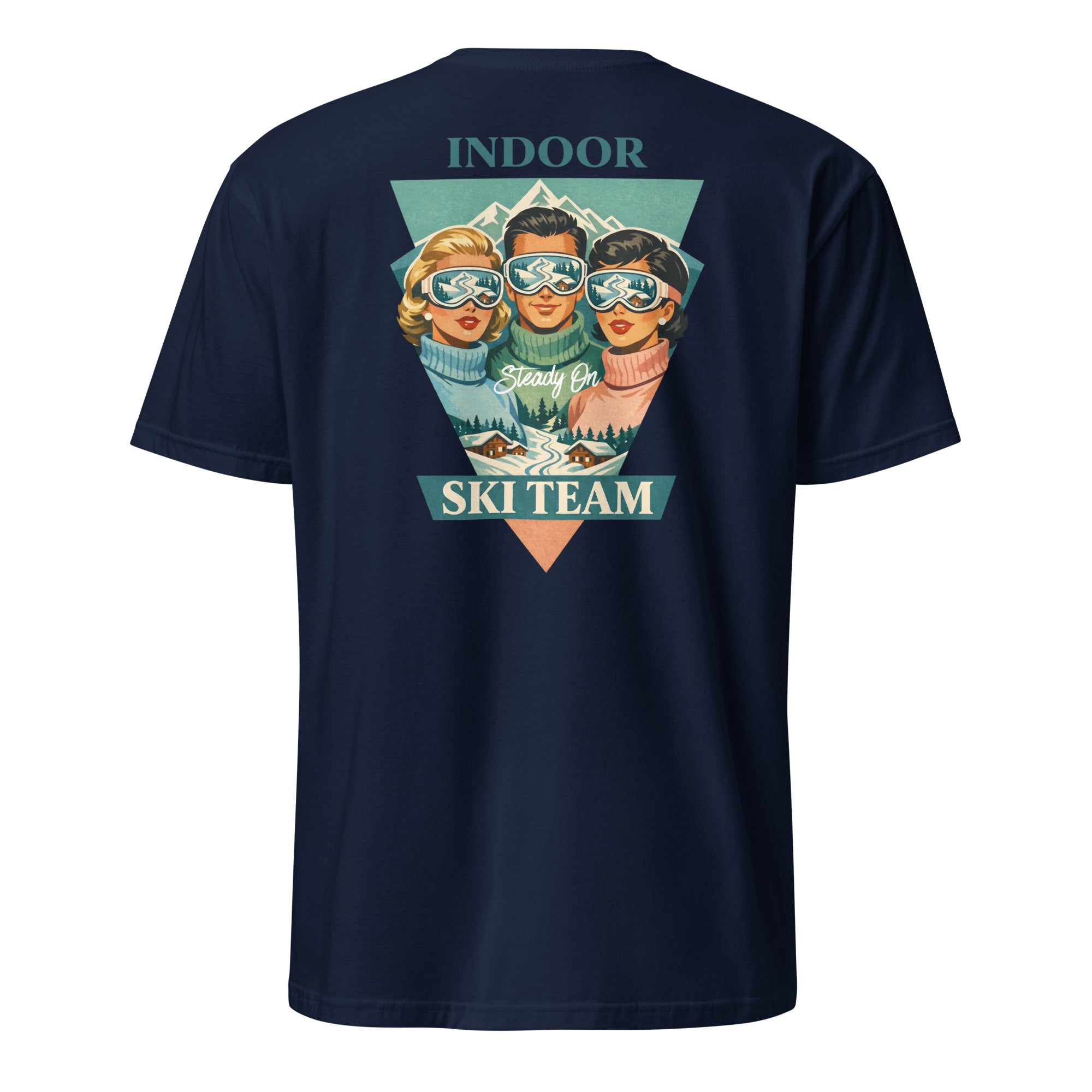 Jolly & Goode Shirts & Tops Steady On Indoor Ski Team Tee Cheeky British Style