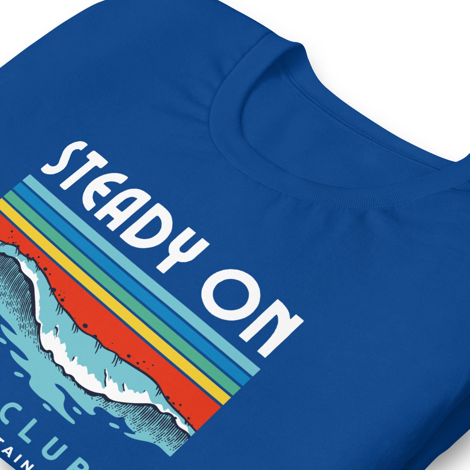 Jolly & Goode Shirts & Tops Steady On Surf Club Great Britain 70s Wave T-shirt Cheeky British Style
