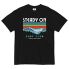 Jolly & Goode Shirts & Tops Steady On Surf Club Great Britain | Big Wave | Garment-dyed Heavyweight T-shirt Cheeky British Style