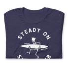 Jolly & Goode Shirts & Tops Steady On Surf Club Great Britain | Skeleton Surf King T-shirt Cheeky British Style